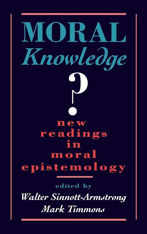Produktbild: Moral Knowledge?