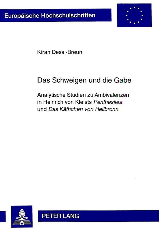 Produktbild: Das Schweigen und die Gabe