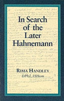 Produktbild: In search of the later hahnemann