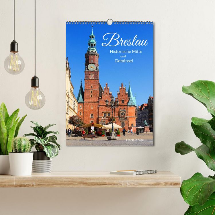 Produktbild: Breslau - Historische Mitte und Dominsel (Wandkalender 2026 DIN A3 hoch), CALVENDO Monatskalender