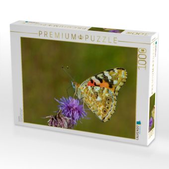 Produktbild: CALVENDO Puzzle Distelfalter | 1000 Teile Lege-Gr&ouml;&szlig;e 64x48cm Foto-Puzzle f&uuml;r gl&uuml;ckliche Stunden