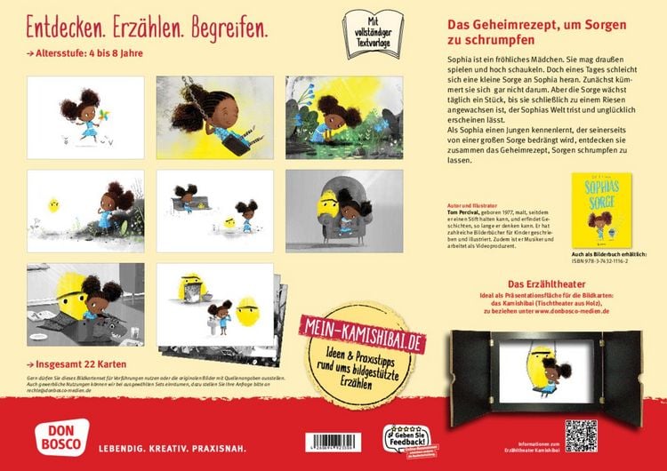 Produktbild: Sophias Sorge. Kamishibai Bildkartenset