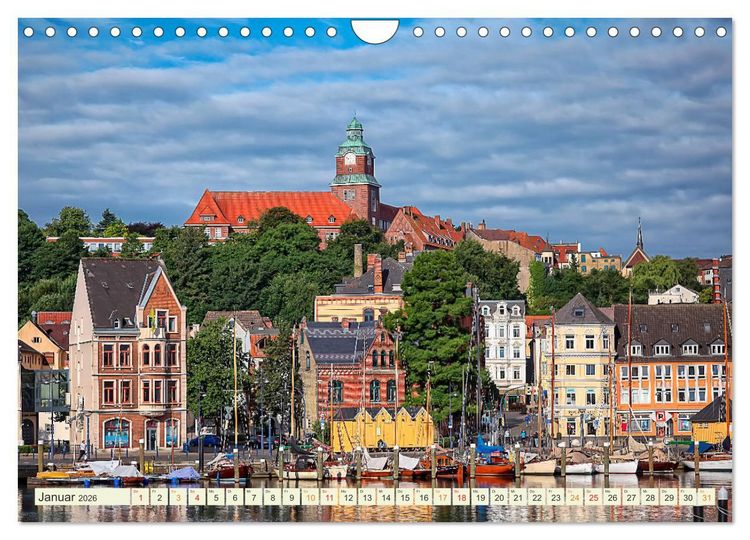 Produktbild: Bezauberndes Flensburg (Wandkalender 2026 DIN A4 quer), CALVENDO Monatskalender