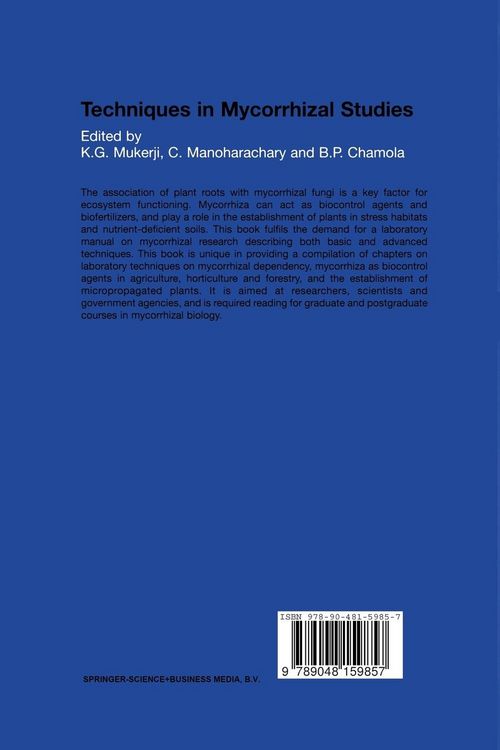 Produktbild: Techniques in Mycorrhizal Studies
