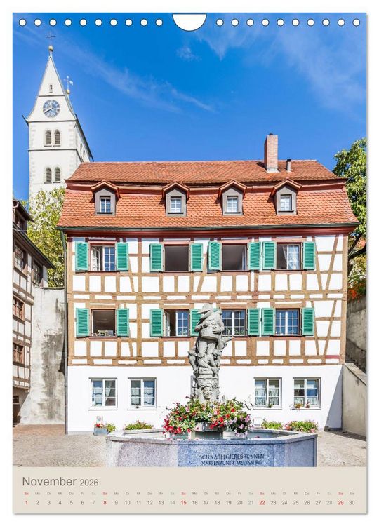 Produktbild: MEERSBURG UND KONSTANZ Historie am Bodensee (Wandkalender 2026 DIN A4 hoch), CALVENDO Monatskalender