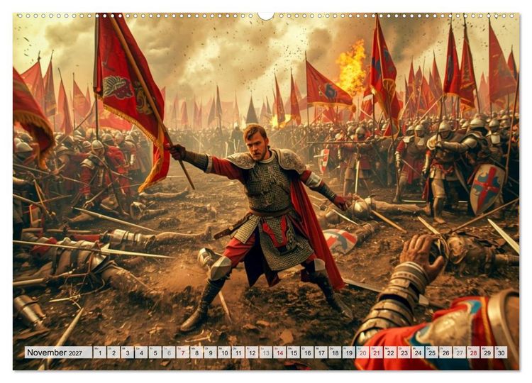 Produktbild: Camelot &ndash; Aufstieg und Fall einer Legende (Wandkalender 2027 DIN A2 quer), CALVENDO Monatskalender