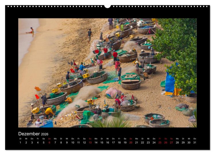 Produktbild: Unterwegs in Vietnam (Wandkalender 2026 DIN A2 quer), CALVENDO Monatskalender