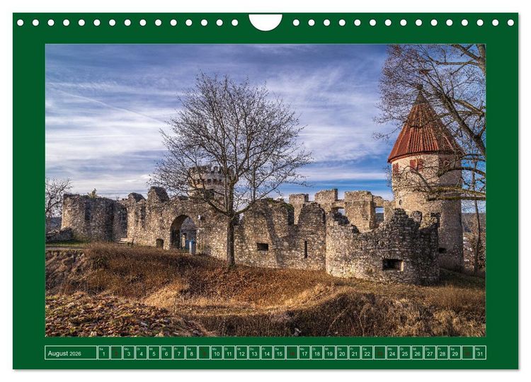 Produktbild: Romantische Ruinen (Wandkalender 2026 DIN A4 quer), CALVENDO Monatskalender
