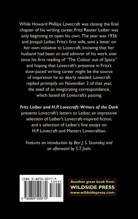Produktbild: Fritz Leiber and H.P. Lovecraft