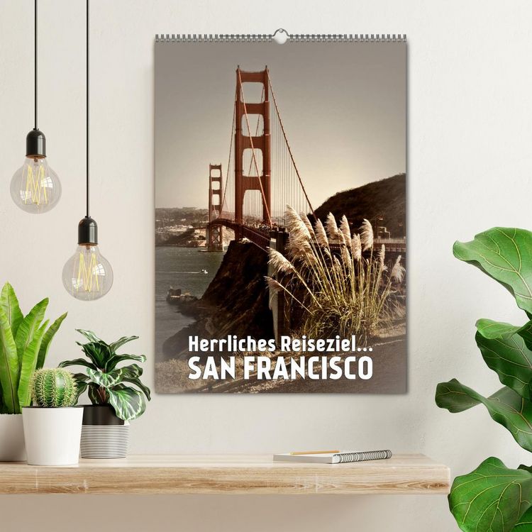 Produktbild: Herrliches Reiseziel... SAN FRANCISCO (Wandkalender 2026 DIN A2 hoch), CALVENDO Monatskalender