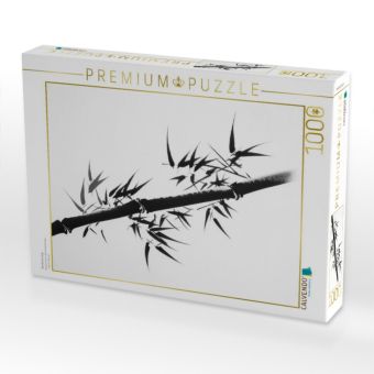 Produktbild: CALVENDO Puzzle Bambuszweig | 1000 Teile Lege-Gr&ouml;&szlig;e 64x48cm Foto-Puzzle f&uuml;r gl&uuml;ckliche Stunden