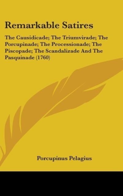 Produktbild: Pelagius, P: Remarkable Satires