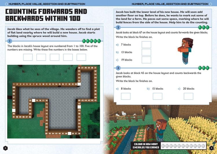 Produktbild: Minecraft Maths Ages 6-7