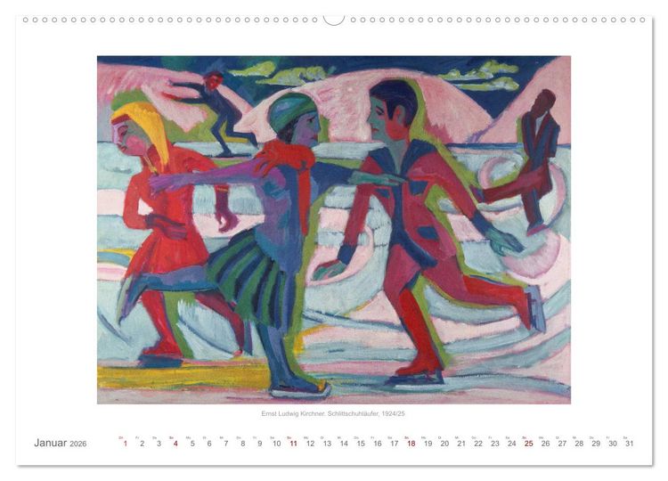 Produktbild: Klassische Moderne 2026 - Mit Kunst durchs Jahr (Wandkalender 2026 DIN A2 quer), CALVENDO Monatskalender