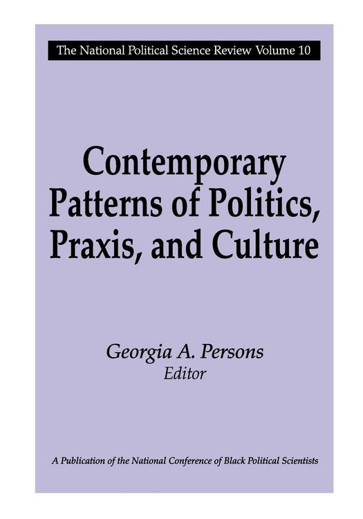 Produktbild: Contemporary Patterns of Politics, Praxis, and Culture