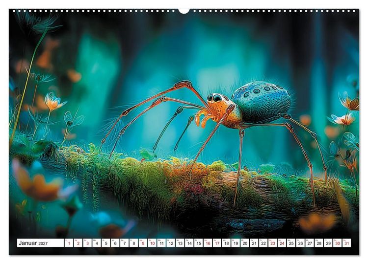 Produktbild: Magische Leuchtinsekten (hochwertiger Premium Wandkalender 2027 DIN A2 quer), Kunstdruck in Hochglanz