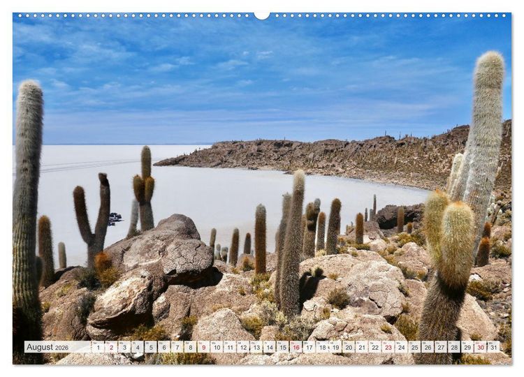 Produktbild: Bolivien - Unterwegs im Hochland (Wandkalender 2026 DIN A2 quer), CALVENDO Monatskalender