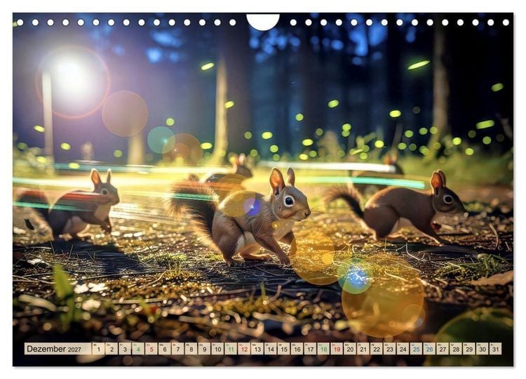 Produktbild: Tiere im Gegenlicht (Wandkalender 2027 DIN A4 quer), CALVENDO Monatskalender