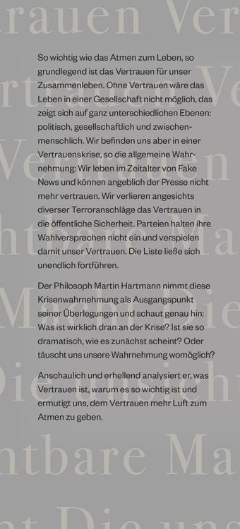 Produktbild: Vertrauen &ndash; Die unsichtbare Macht