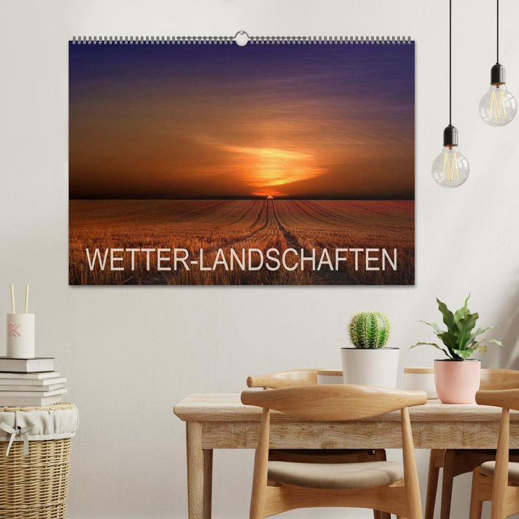 Produktbild: WETTER-LANDSCHAFTEN (Wandkalender 2026 DIN A2 quer), CALVENDO Monatskalender