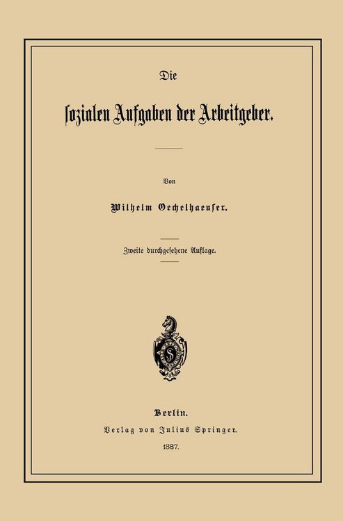 Produktbild: Die Sozialen Aufgaben der Arbeitgeber