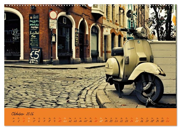 Produktbild: Vespa Liebe (Wandkalender 2026 DIN A2 quer), CALVENDO Monatskalender