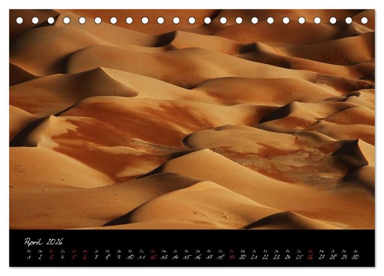 Produktbild: Faszination W&uuml;ste (Tischkalender 2026 DIN A5 quer), CALVENDO Monatskalender