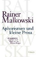 Produktbild: Aphorismen und kleine Prosa