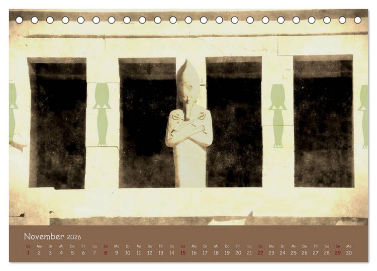 Produktbild: &Auml;gypten Nostalgie & Antike 2026 (Tischkalender 2026 DIN A5 quer), CALVENDO Monatskalender