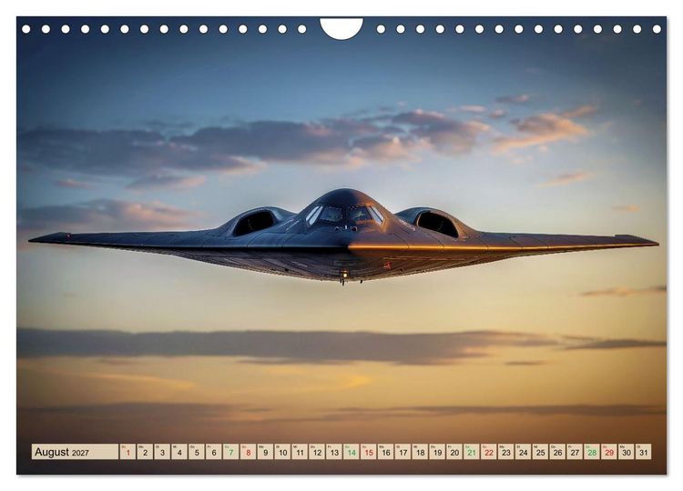 Produktbild: B2 Spirit - Bomber (Wandkalender 2027 DIN A4 quer), CALVENDO Monatskalender