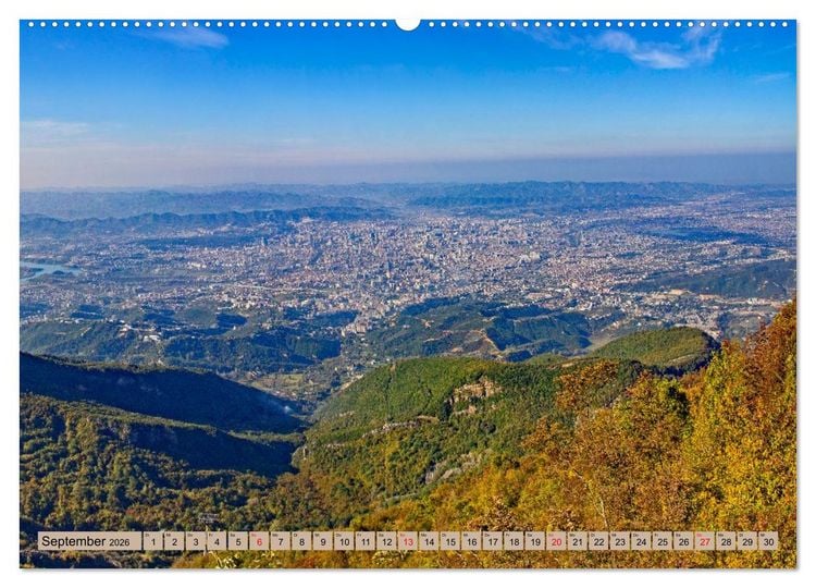 Produktbild: Tirana - Herz Albaniens (hochwertiger Premium Wandkalender 2026 DIN A2 quer), Kunstdruck in Hochglanz