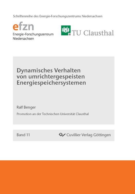 Produktbild: Dynamisches Verhalten von umrichtergespeisten Energiespeichersystemen (Band 11)