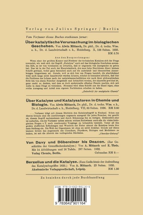 Produktbild: Katalyse und Determinismus