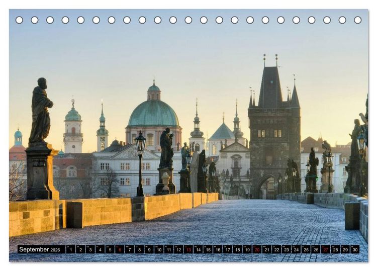 Produktbild: Tschechien (Tischkalender 2026 DIN A5 quer), CALVENDO Monatskalender