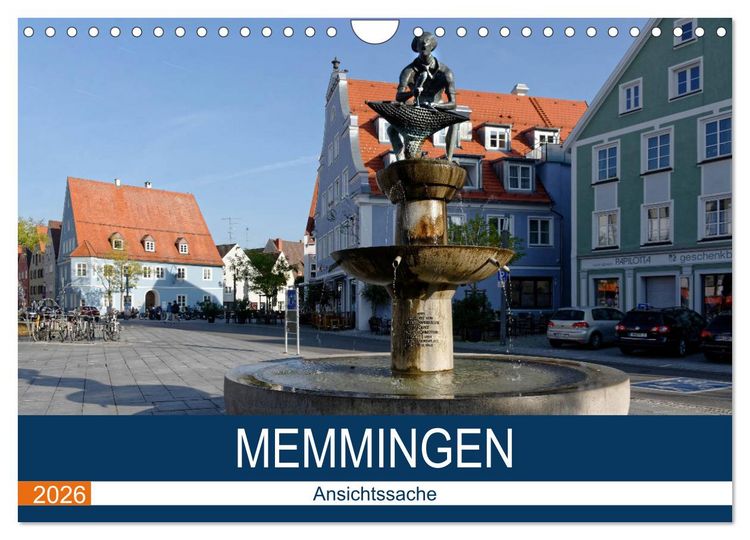 Produktbild: Memmingen - Ansichtssache (Wandkalender 2026 DIN A4 quer), CALVENDO Monatskalender