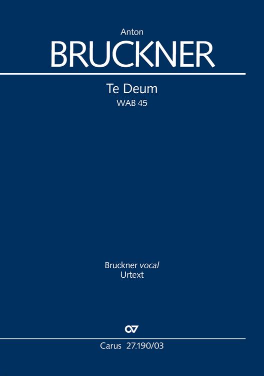 Produktbild: Te Deum (Klavierauszug)