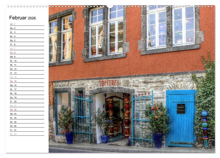 Produktbild: Eine Perle in der Eifel - Monreal (hochwertiger Premium Wandkalender 2026 DIN A2 quer), Kunstdruck in Hochglanz