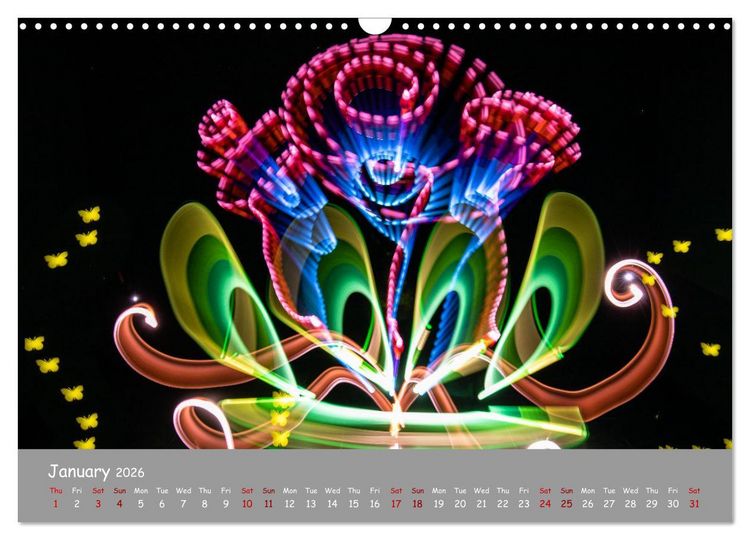 Produktbild: Light is Life and Fun (Wall Calendar 2026 DIN A3 landscape), CALVENDO 12 Month Wall Calendar