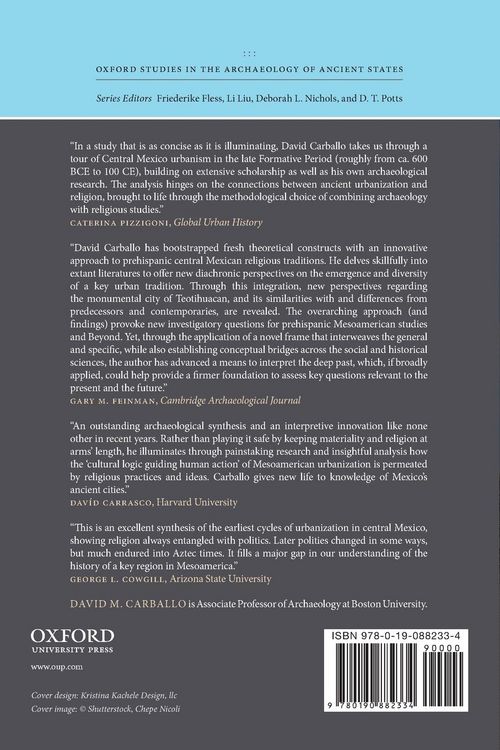 Produktbild: Urbanization and Religion in Ancient Central Mexico