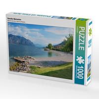 Produktbild: CALVENDO Puzzle Seeufer Malcesine | 1000 Teile Lege-Gr&ouml;&szlig;e 64x48cm Foto-Puzzle f&uuml;r gl&uuml;ckliche Stunden