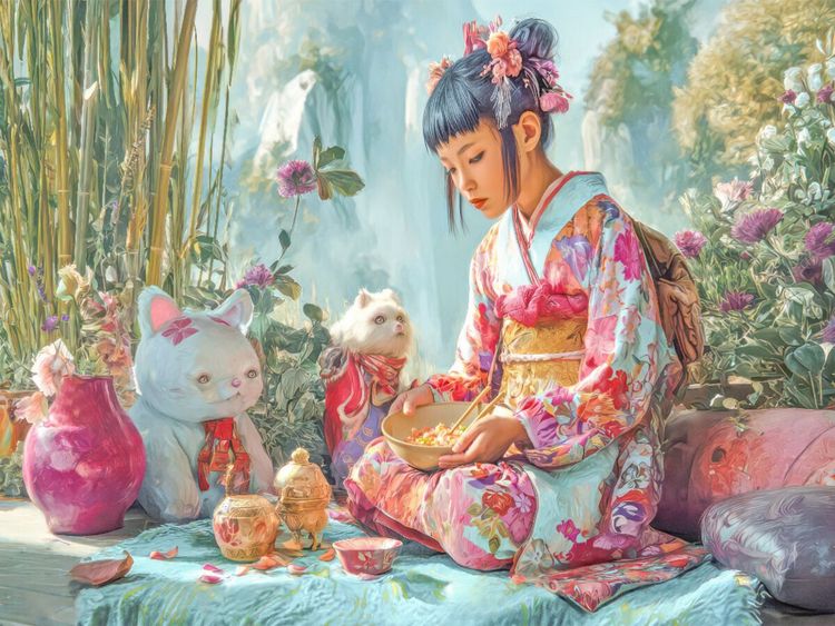Produktbild: CALVENDO Puzzle Japanische Anime | 1000 Teile Lege-Gr&ouml;&szlig;e 64x48cm Foto-Puzzle f&uuml;r gl&uuml;ckliche Stunden