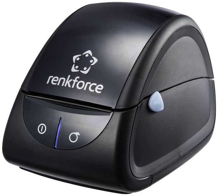 Produktbild: Renkforce RF-5469250 Etikettendrucker Thermodirekt 203 x 203 dpi Etikettenbreite (max.): 85 mm USB, RS-232