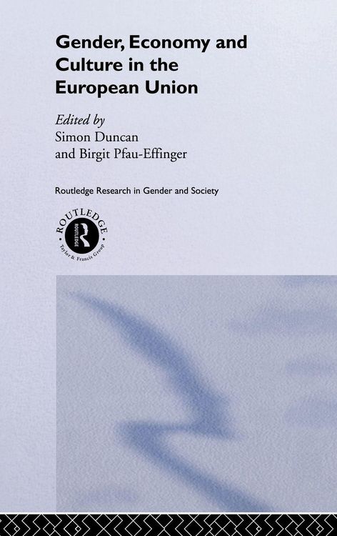 Produktbild: Gender, Economy and Culture in the European Union