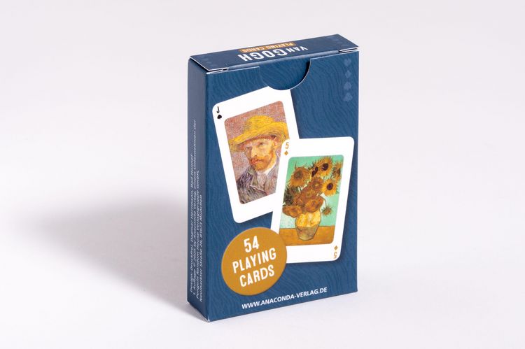 Produktbild: Kartenspiel Vincent van Gogh. 54 Spielkarten mit 53 Van-Gogh-Motiven