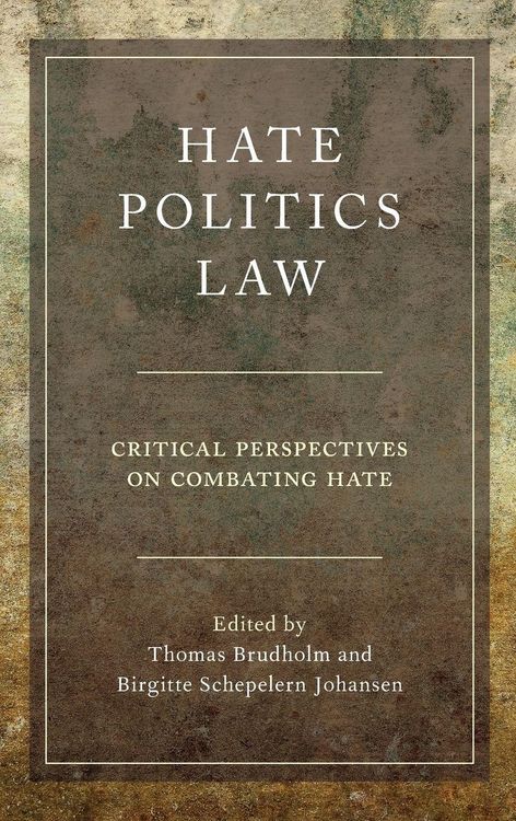 Produktbild: Hate, Politics, Law