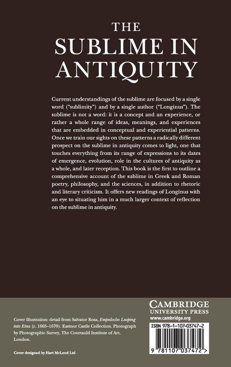 Produktbild: The Sublime in Antiquity