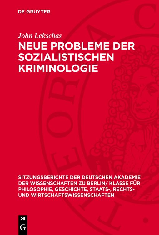Produktbild: Neue Probleme der sozialistischen Kriminologie