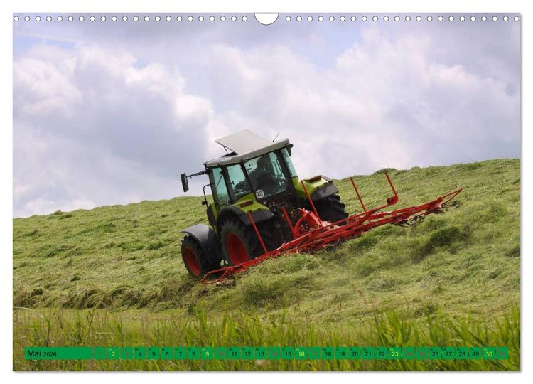 Produktbild: Landwirtschaft - Maschinen im Einsatz (Wandkalender 2026 DIN A3 quer), CALVENDO Monatskalender