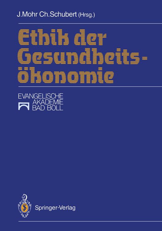 Produktbild: Ethik der Gesundheits&ouml;konomie