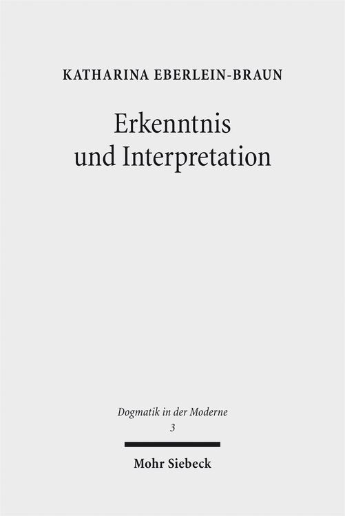 Produktbild: Erkenntnis und Interpretation